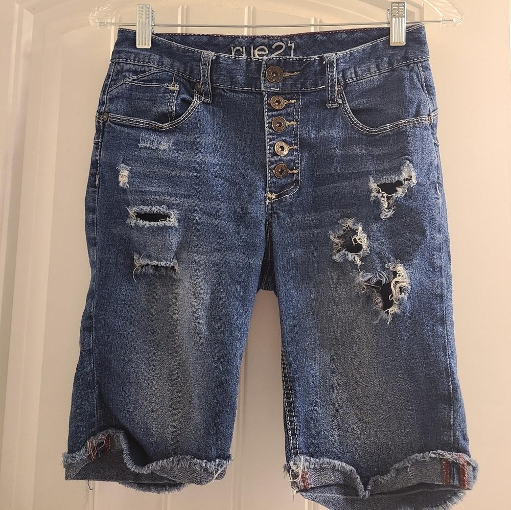 Rue 21 Blue Jeans Shorts in Size 5/6